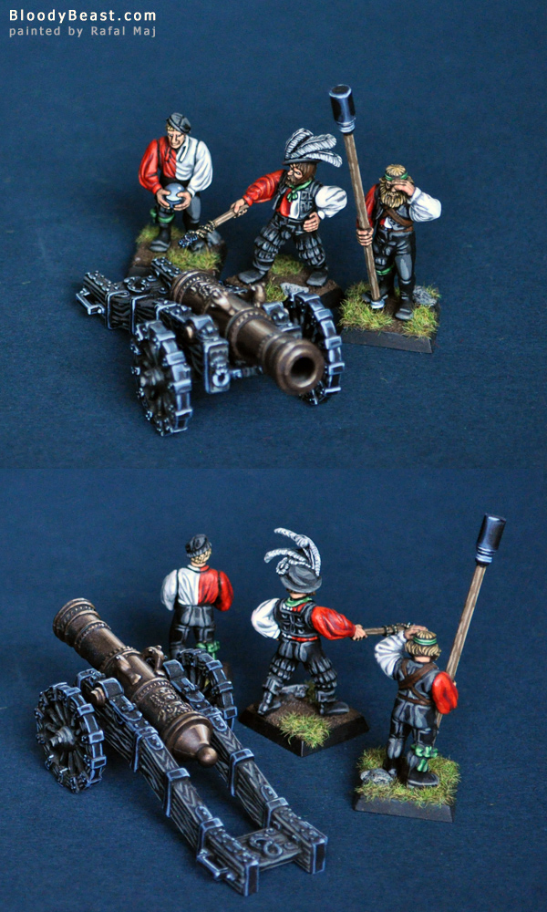 Empire Great Cannon with Crew painted by Rafal Maj (BloodyBeast.com)