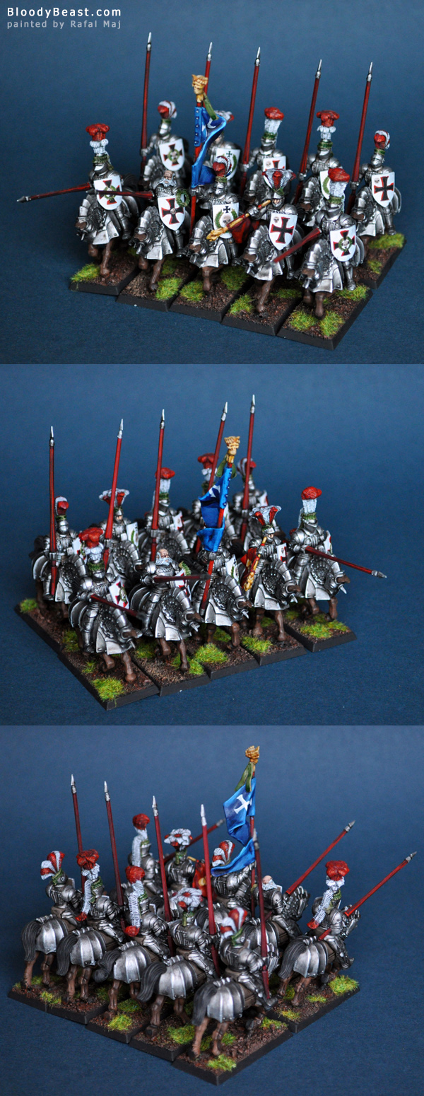 Empire Reiksguard Knights painted by Rafal Maj (BloodyBeast.com)