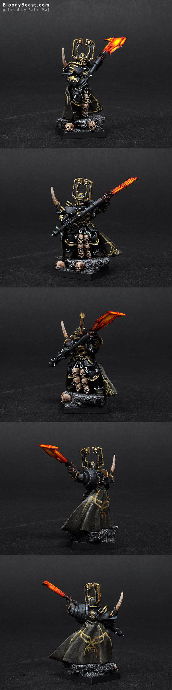 Chaos Lord of Khorne painted by Rafal Maj (BloodyBeast.com)