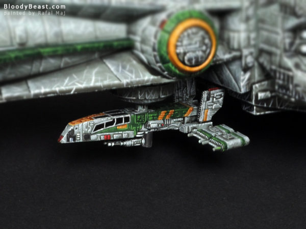 Star Wars HWK-290 painted by Rafal Maj (BloodyBeast.com)