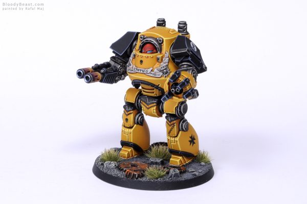 Horus Heresy Imperial Fists Contemptor Dreadnought with Melta Cannon