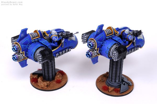 Ultramarines Javelin Attack Speeder with Missile Launchers 4